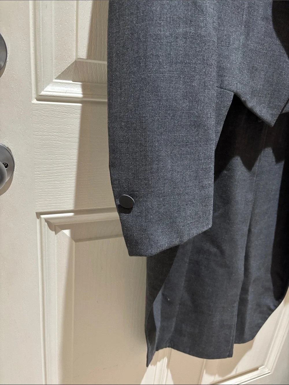 Pierre Cardin Charcoal Gray Tailcoat Tuxedo Jacket